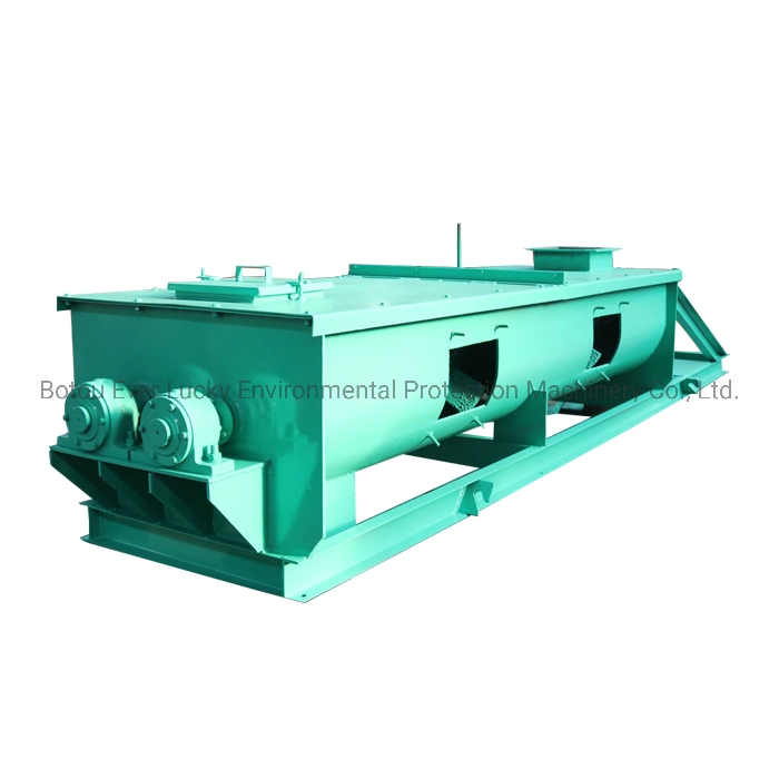 Double Paddle Type Dust Humidification Mixer with Seamless Steel Pipe