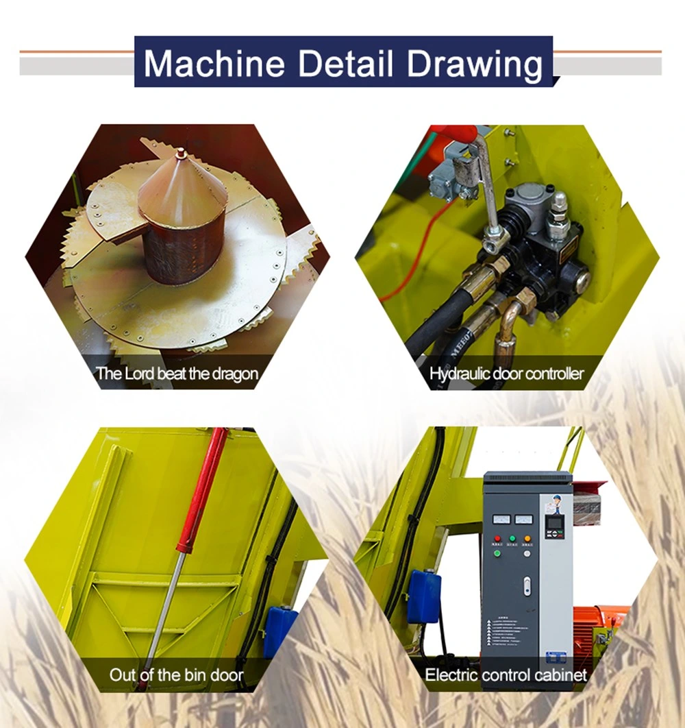 Dairy Farm Feed Processing Machines Vertical Horizontal Type Tmr Fodder Mixing Machine Tmr Mixer